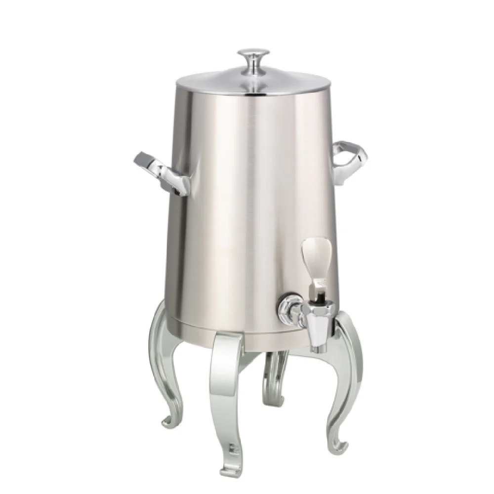 Service Ideas URN15VBSRGCL 12 Inch Vacuum Insulated Urn with Traditional Spigot Brushed Stainless