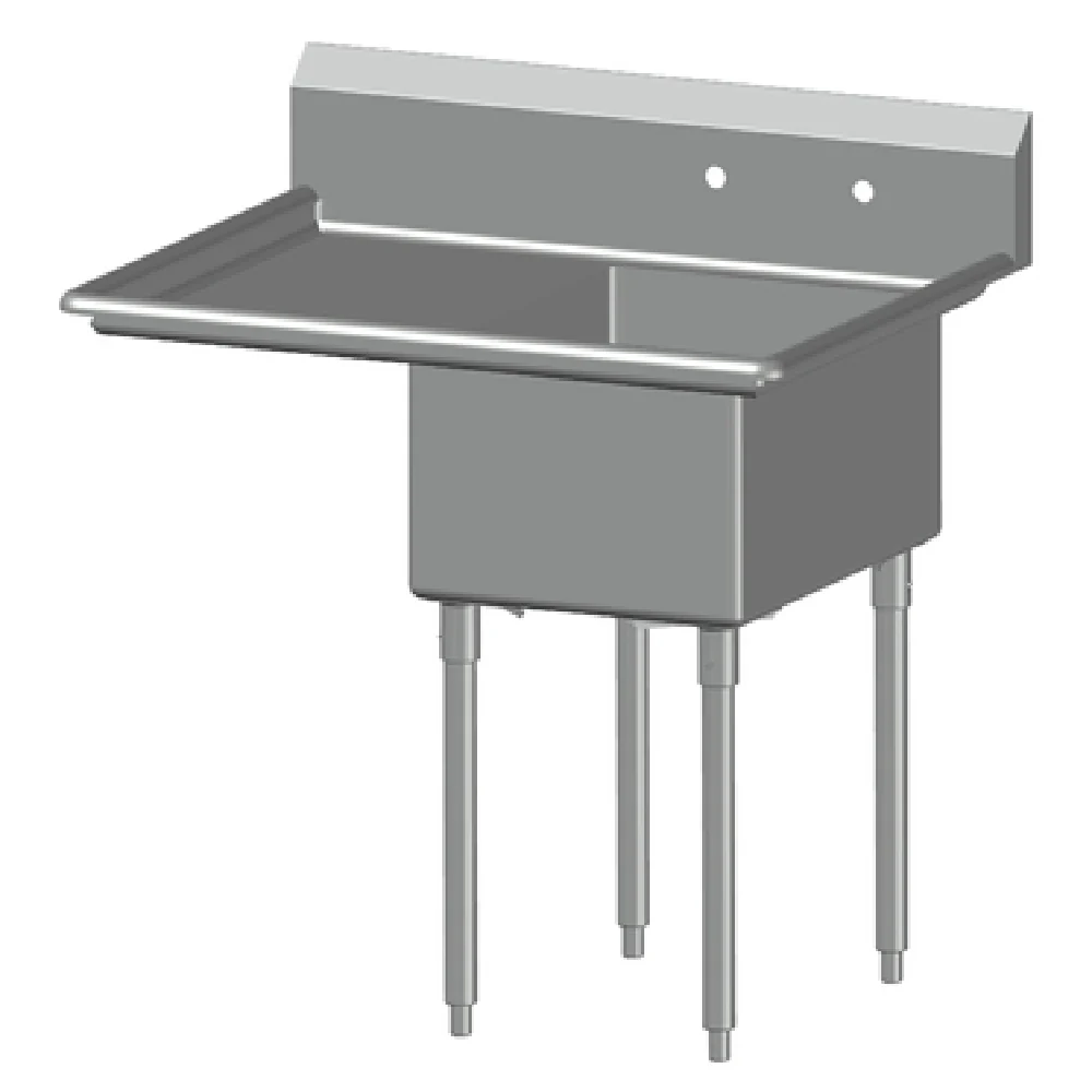 SPG International 1N18-LD18 Universal Stainless Sink One Compartment 18 SPG International 1N18-LD18 Universal Stainless Sink One Compartment 18
