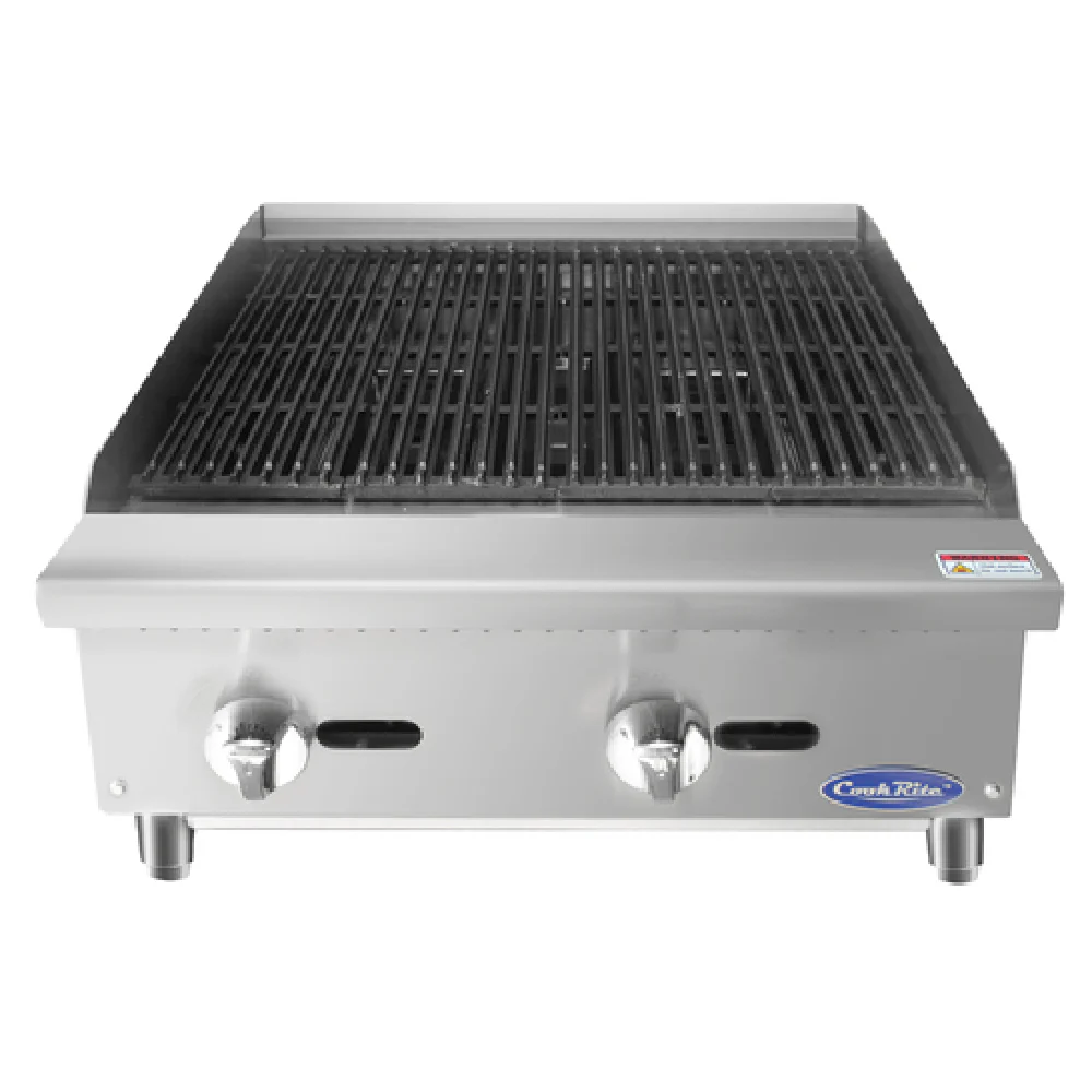 Atosa ATRC-24 24 Inch Charbroiler Gas Heavy Duty with 2 Burners 70000 BTU Atosa ATRC-24 24 Inch Charbroiler Gas Heavy Duty with 2 Burners 70000 BTU