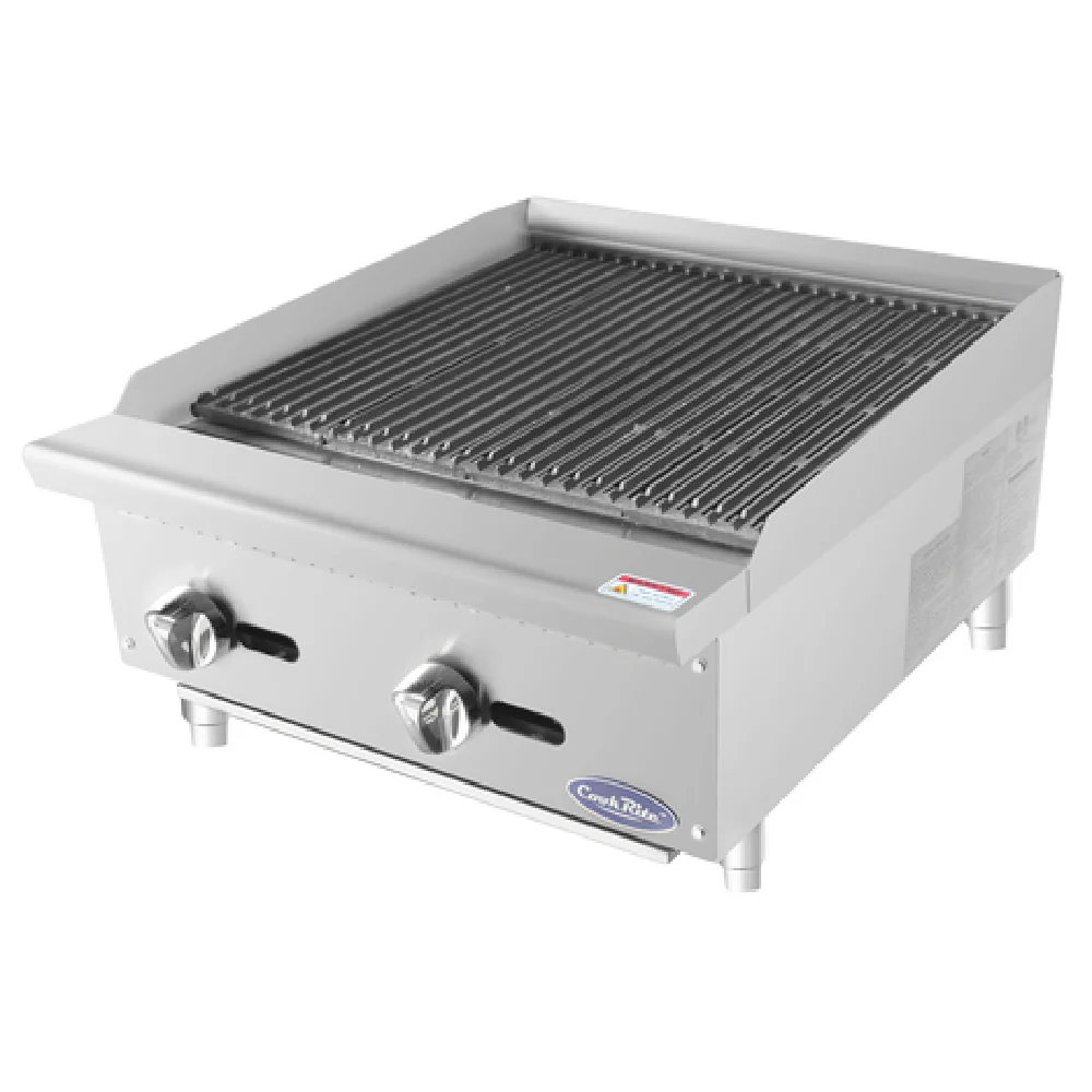 Atosa ATRC-24 24 Inch Charbroiler Gas Heavy Duty with 2 Burners 70000 BTU Atosa ATRC-24 24 Inch Charbroiler Gas Heavy Duty with 2 Burners 70000 BTU