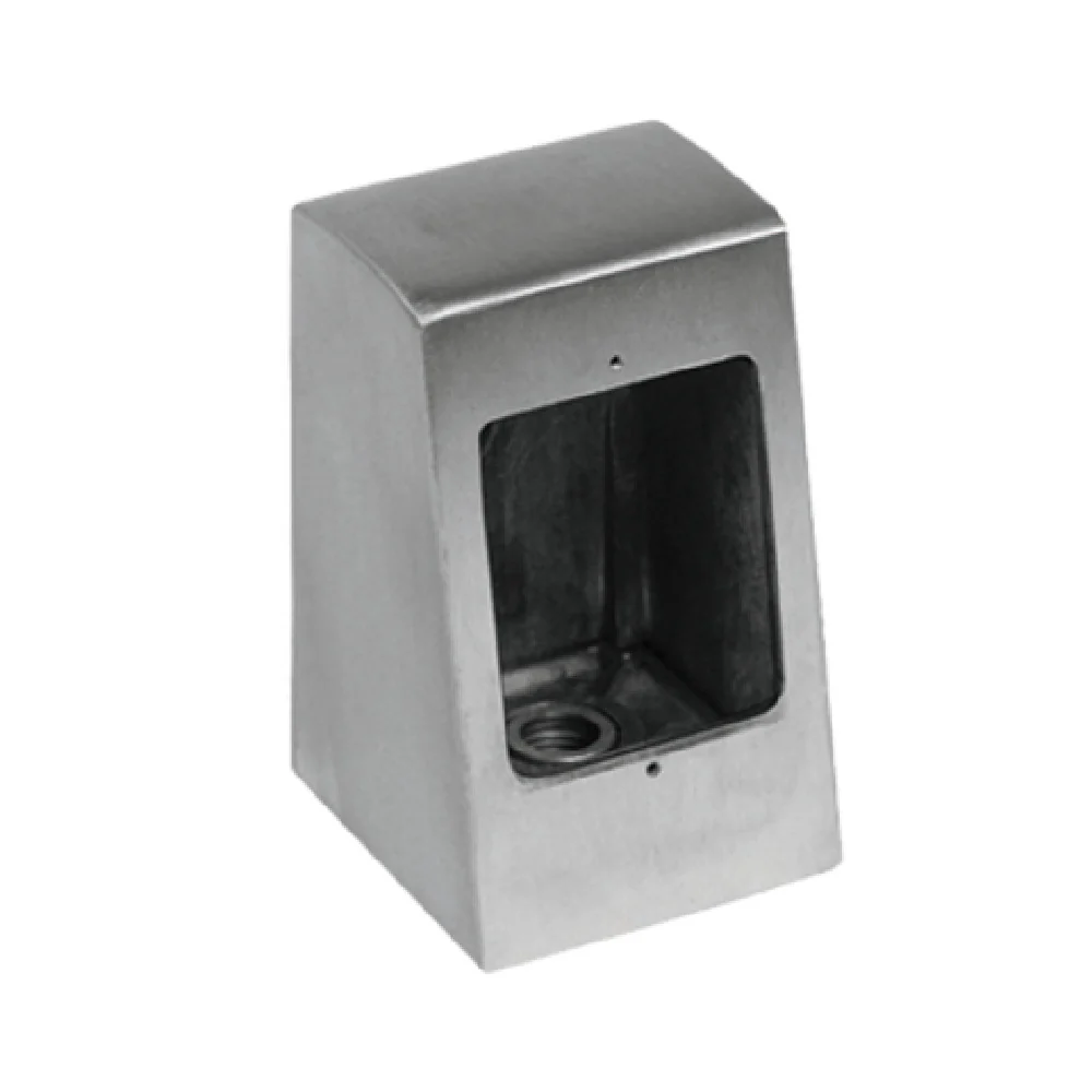 BK Resources BK-SOPB 3.63 Inch Single Outlet Receptacle Box Brushed Aluminum BK Resources BK-SOPB 3.63 Inch Single Outlet Receptacle Box Brushed Aluminum
