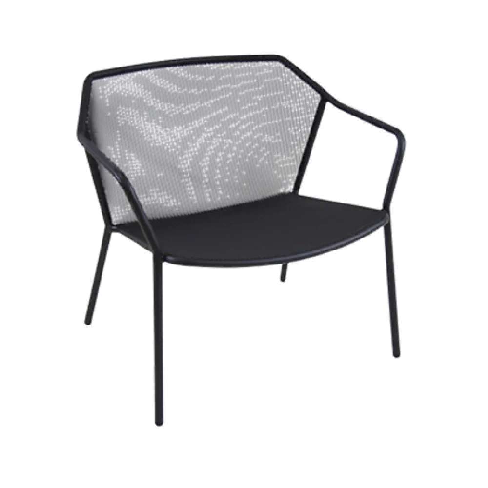 emuamericas, llc 524 30 Inch Darwin Stacking Lounge Chair Steel Mesh with PVC Caps emuamericas, llc 524 30 Inch Darwin Stacking Lounge Chair Steel Mesh with PVC Caps
