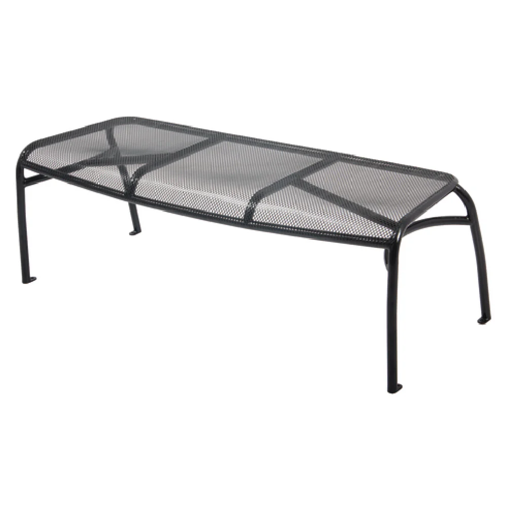 Plantation Prestige 2552000-0250 50 Inch Bench Without Back Mesh Charcoal Finish