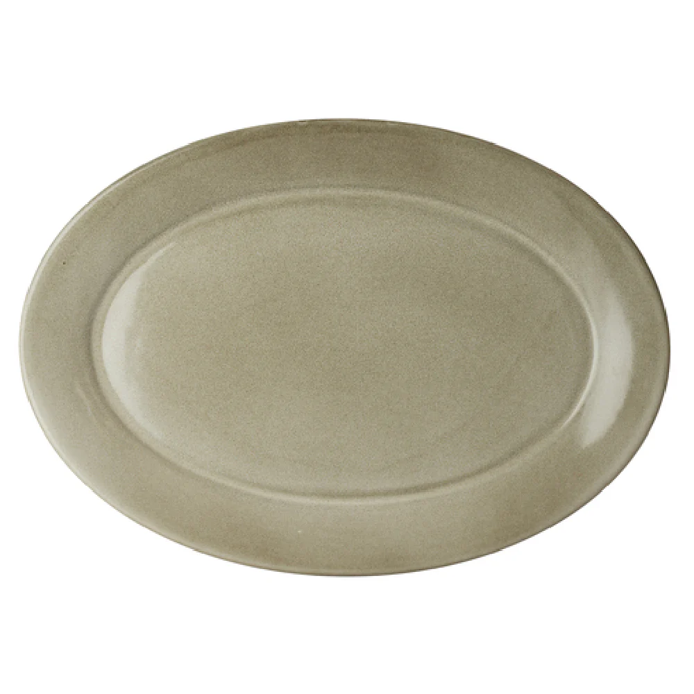 Steelite 6121RG022 12.25 Inch Platter Oval Porcelain with Natural Design