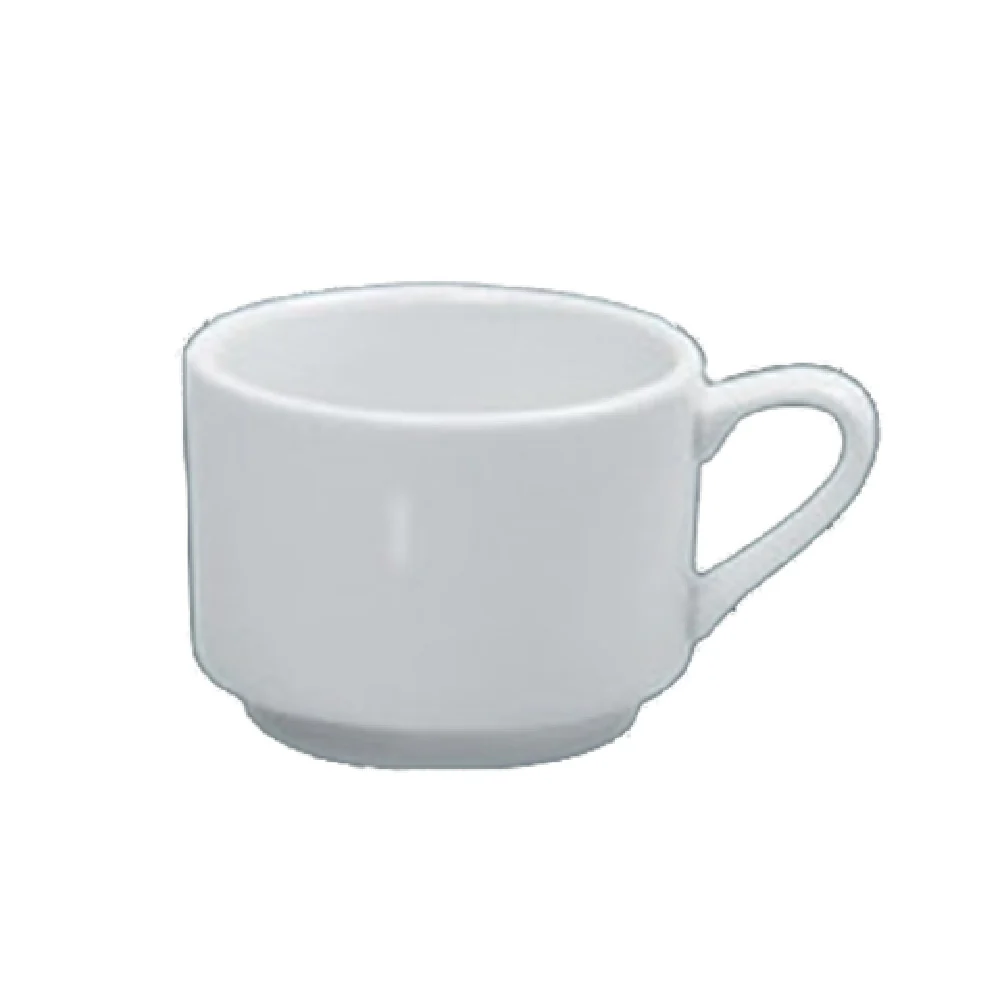 Yanco AC-23 7 Oz Abco Cup Porcelain Dishwasher Safe Stackable 36 Packs
