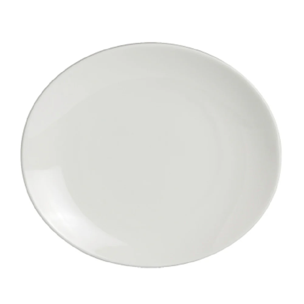 Steelite 6940E6060 8-7/8 Inch Oval Plate Porcelain Folio Alpha Ceram