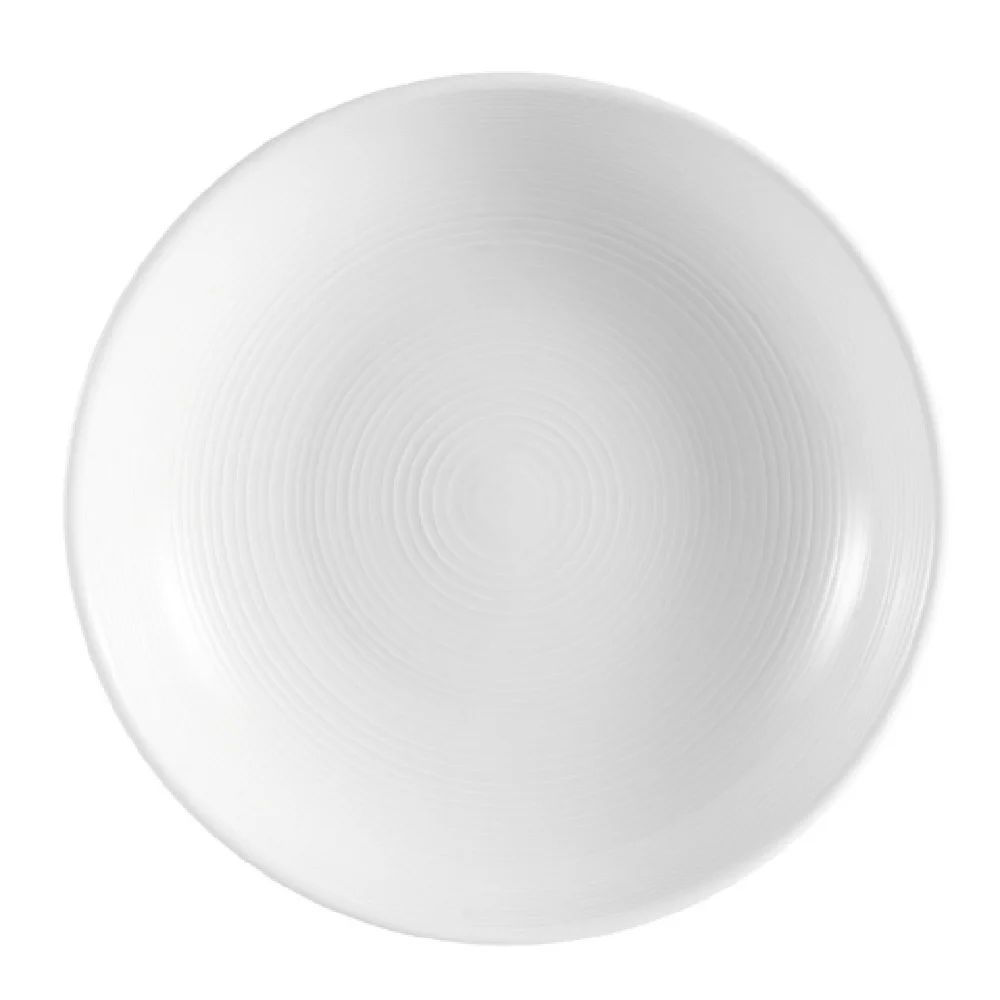 CAC China HMY-80 15 Oz Harmony Bowl Round Porcelain Embossed 7-1/2 Inch CAC China HMY-80 15 Oz Harmony Bowl Round Porcelain Embossed 7-1/2 Inch
