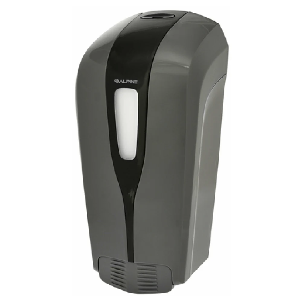 Alpine Industries ALP427-F-GRY 4-1/5 Inch Foam Soap Dispenser Manual Plastic Gray Alpine Industries ALP427-F-GRY 4-1/5 Inch Foam Soap Dispenser Manual Plastic Gray