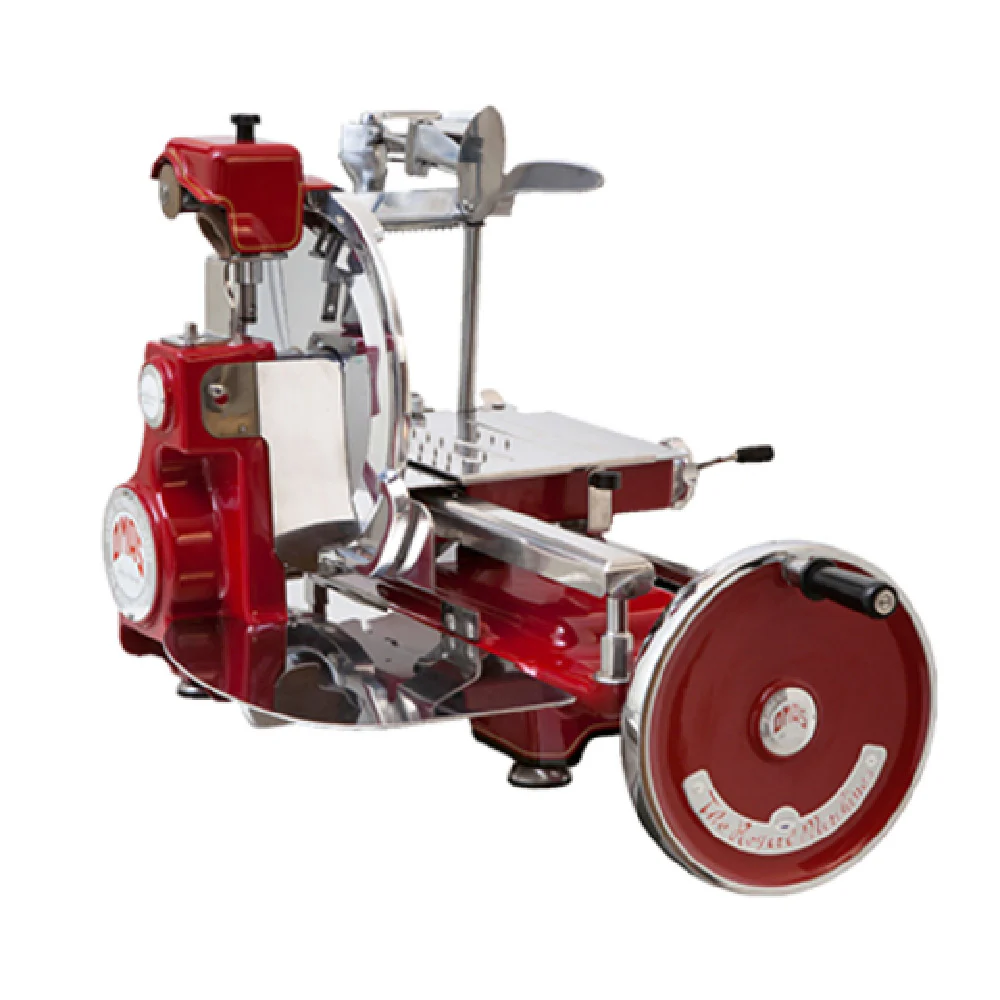 Omcan 44007 32 Inch Manual Food Slicer Heavy Duty Gear Driven Stainless Steel
