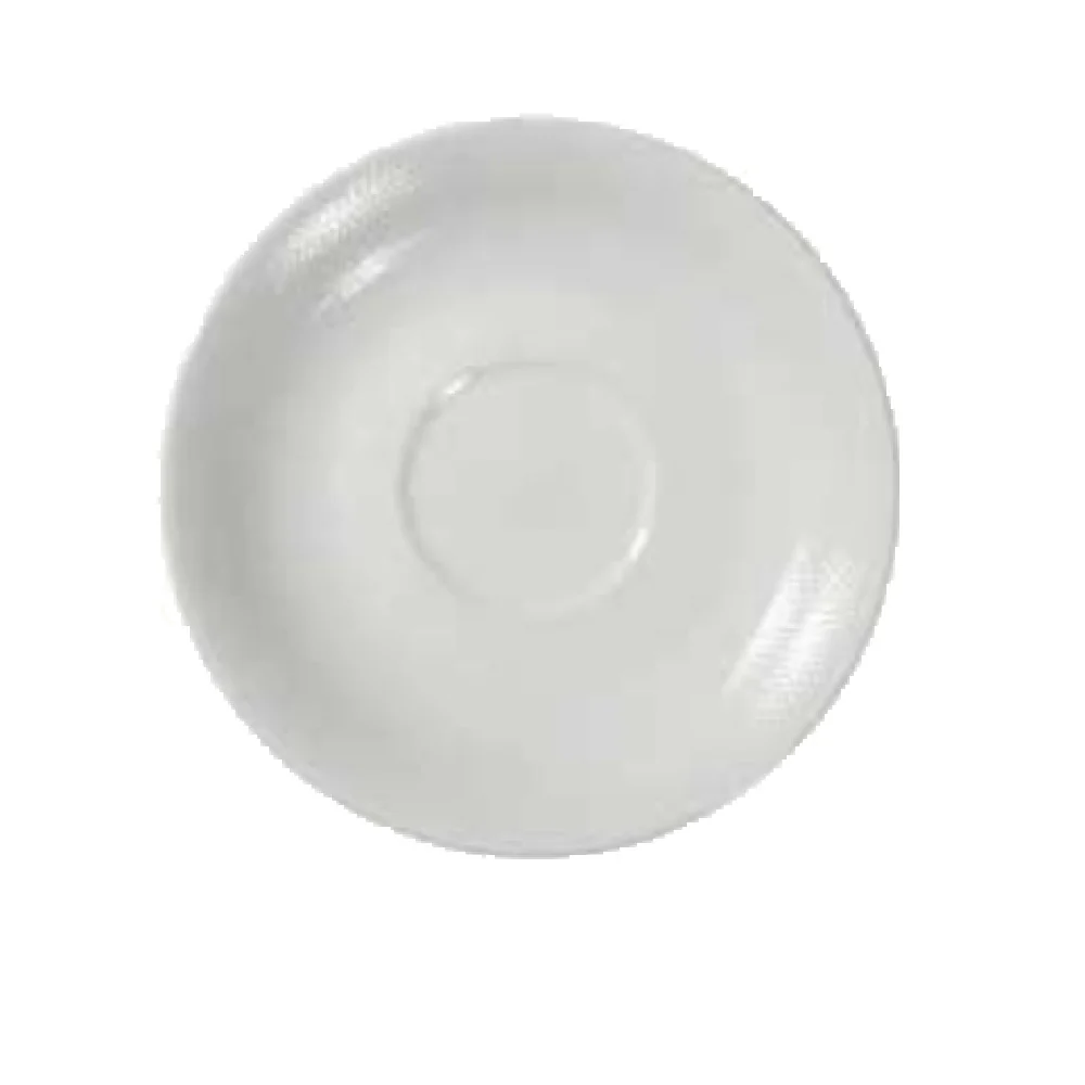 Vertex China RB-2-TZS 6 Inch Saucer Round Super White Polished Foot Vertex China RB-2-TZS 6 Inch Saucer Round Super White Polished Foot