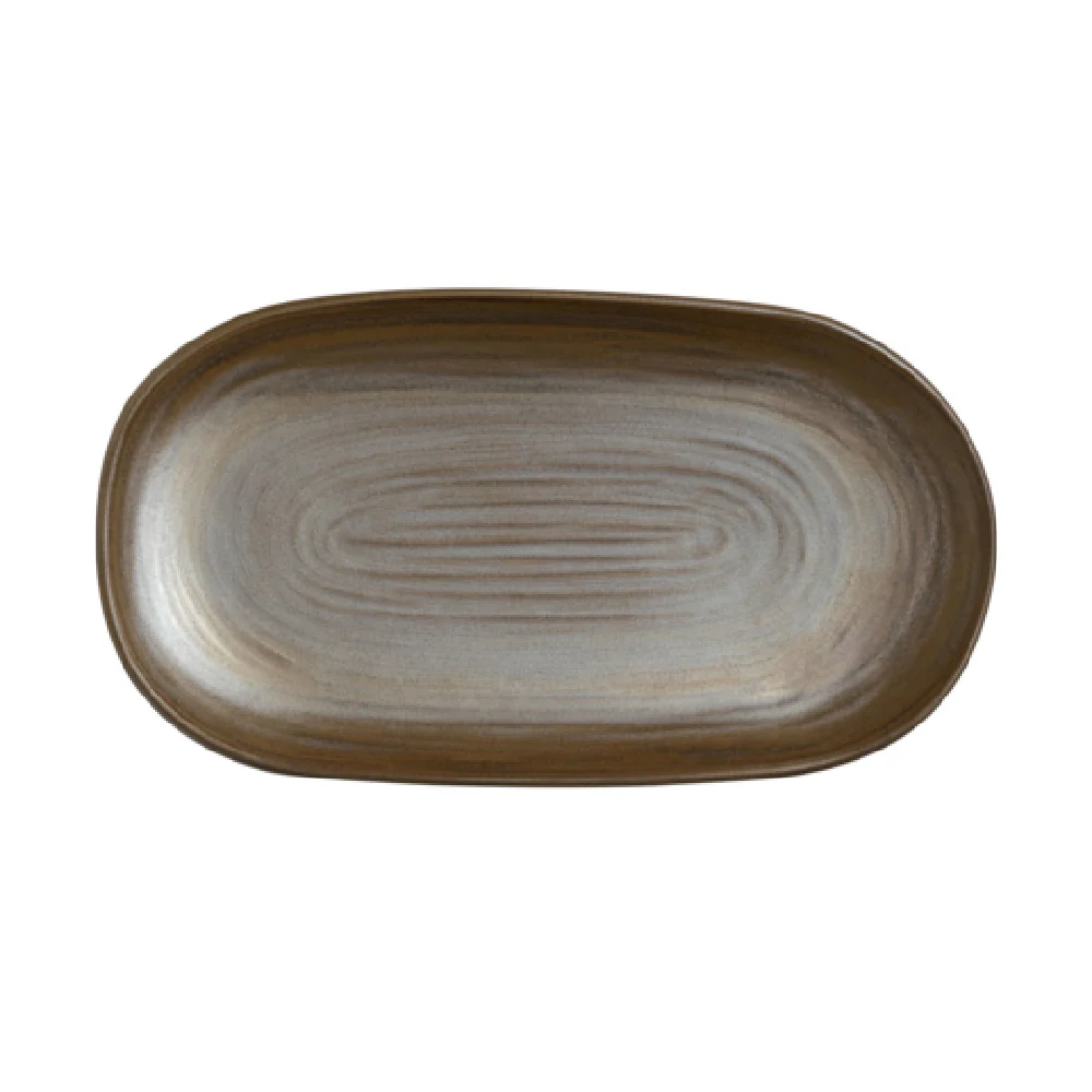 Steelite 6965E6163 13 Inch Oval Platter with Folio Porcelain Finish Steelite 6965E6163 13 Inch Oval Platter with Folio Porcelain Finish