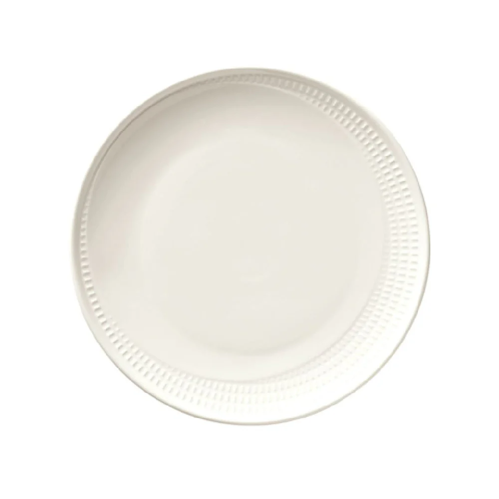 Libbey 968001519 10-5/8 Inch Round Plate White Royal Rideau Porcelain