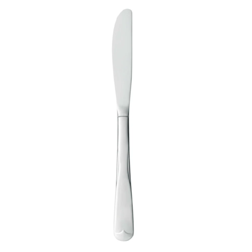 Libbey 965 5262 8-5/8 Inch Fluted Blade Solid Handle Dinner Knife 18/0 Stainless Steel