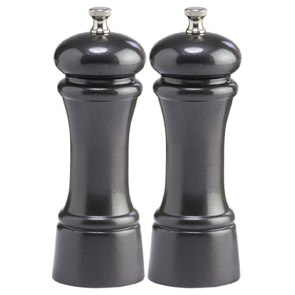 Chef Specialties 06602 Mill Set Gunmetal Metallic Manual Operation Ceramic and Stainless Steel Chef Specialties 06602 Mill Set Gunmetal Metallic Manual Operation Ceramic and Stainless Steel