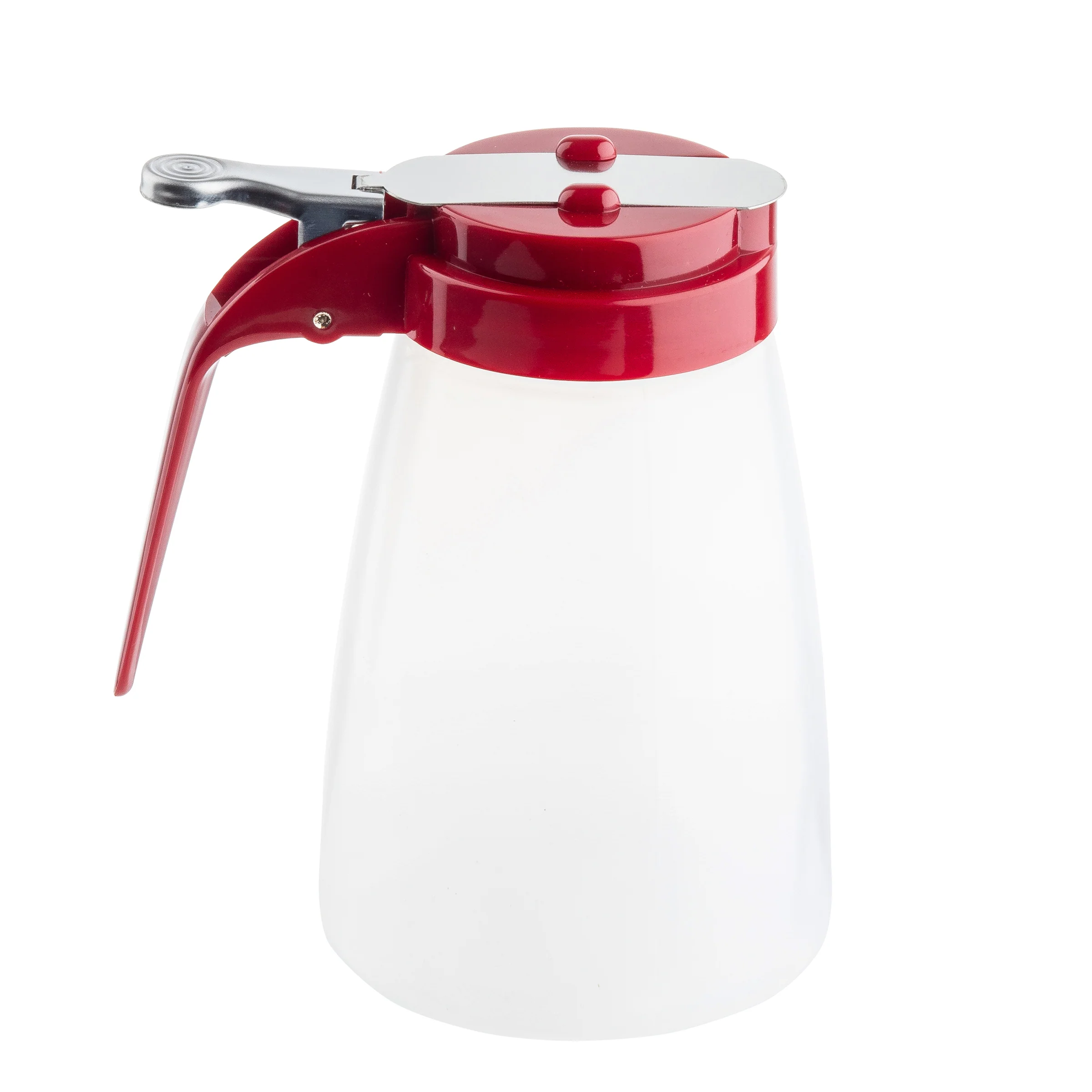 Tablecraft PP410RE 10 Oz Teardrop Syrup Dispenser Dishwasher Safe Red Plastic Tablecraft PP410RE 10 Oz Teardrop Syrup Dispenser Dishwasher Safe Red Plastic