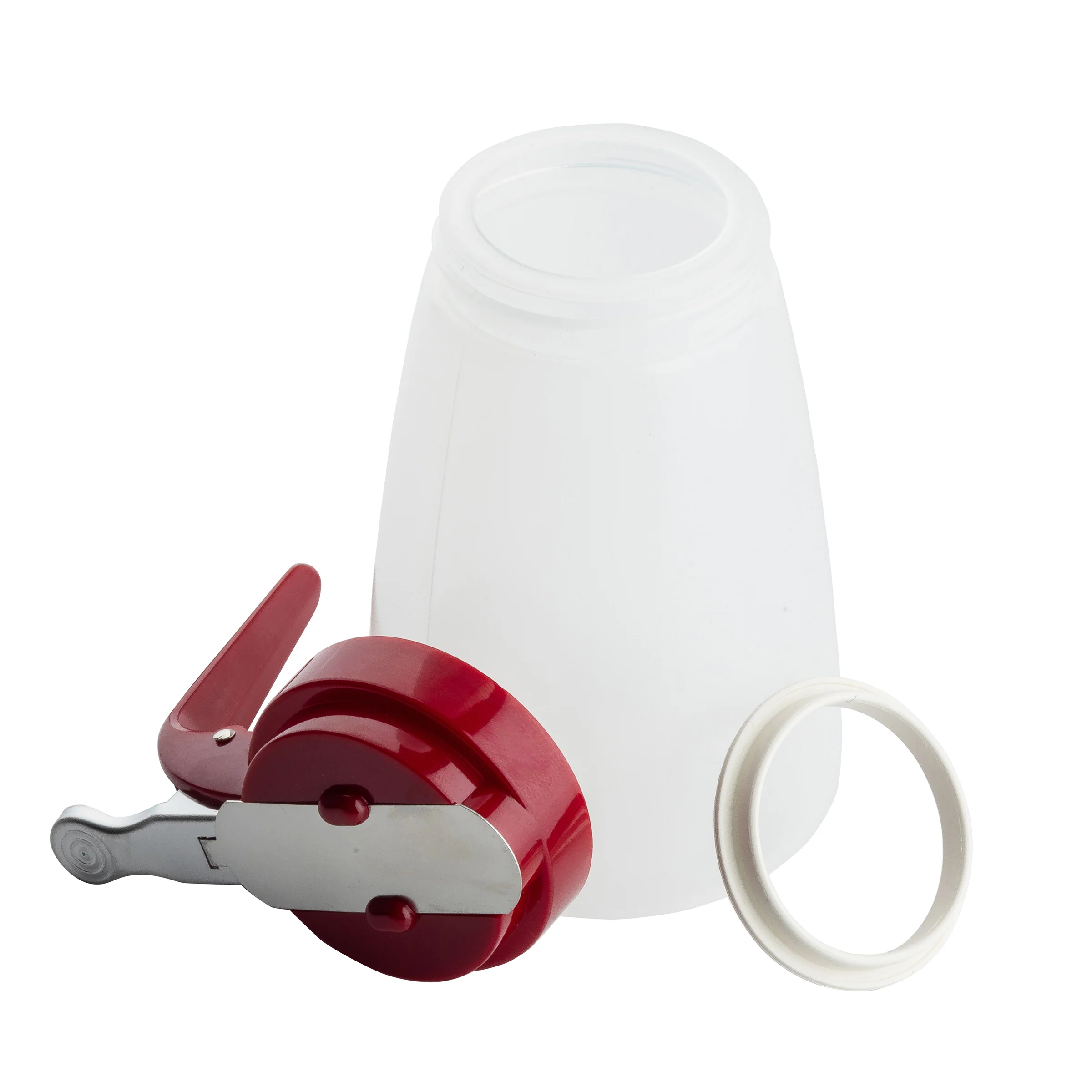 Tablecraft PP410RE 10 Oz Teardrop Syrup Dispenser Dishwasher Safe Red Plastic Tablecraft PP410RE 10 Oz Teardrop Syrup Dispenser Dishwasher Safe Red Plastic