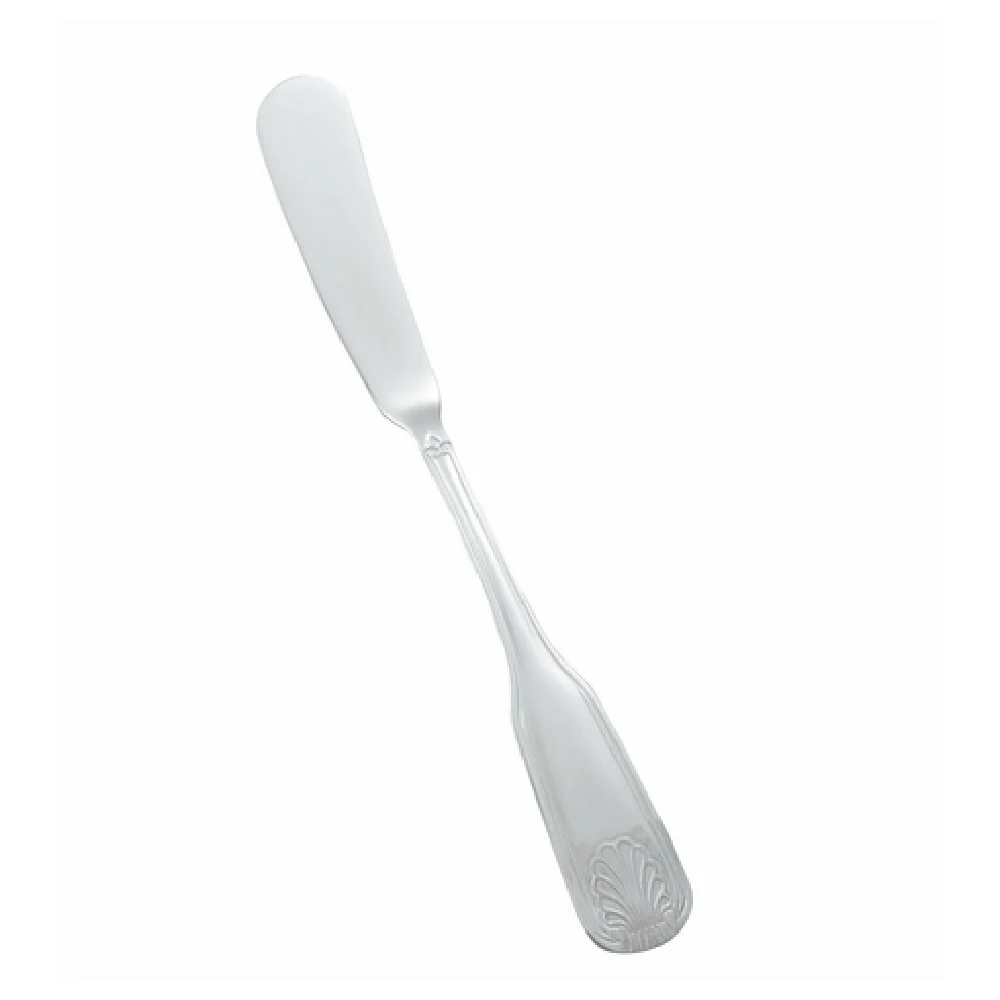 Winco 0006-12 7-1/16 Inch Butter Spreader Extra Heavy Weight Stainless Steel Mirror Finish