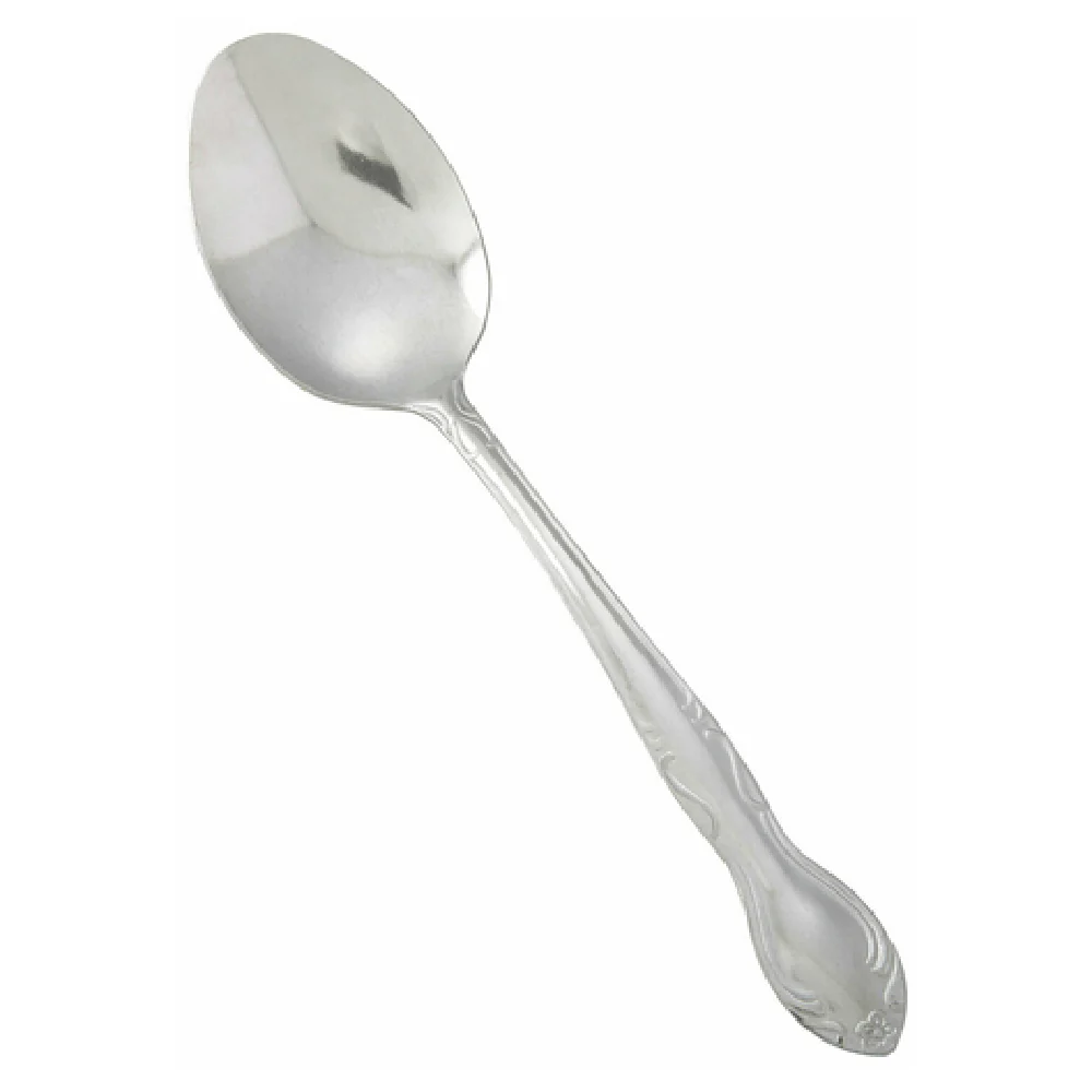 Winco 0004-10 8-3/8 Inch Table Spoon Heavy Weight Vibro Finish 18/0 Stainless Steel