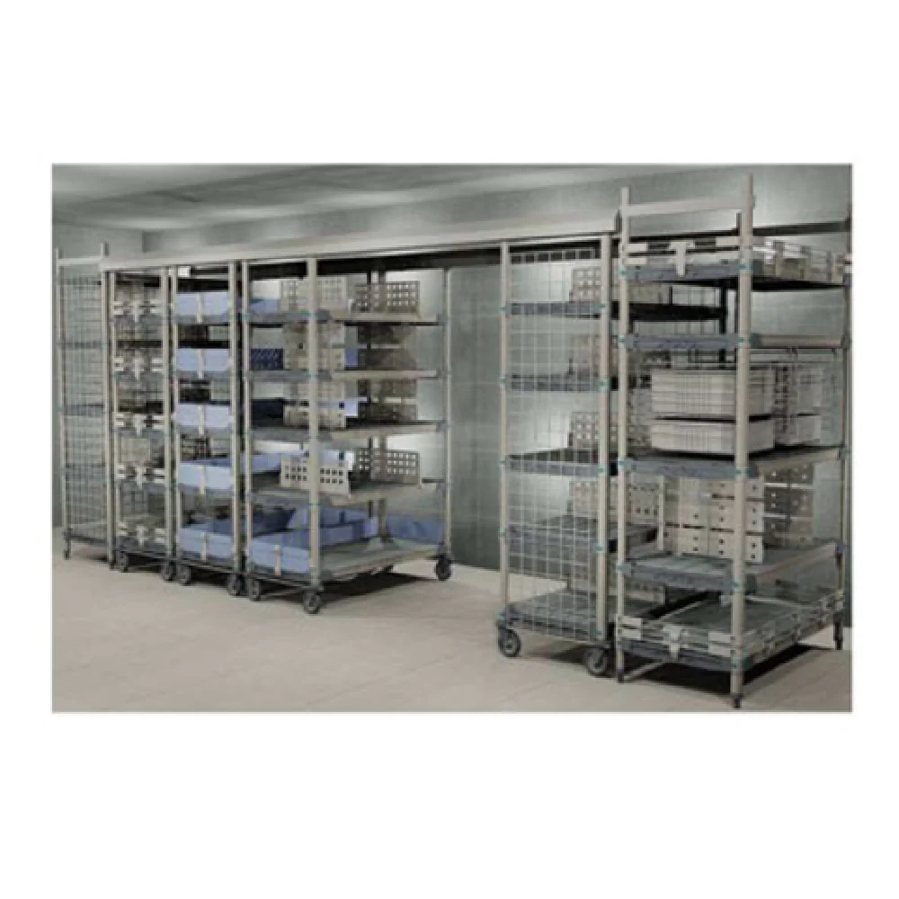 Metro MXTTE24 24 Inch Track Shelving Kit Corrosion Proof Polymer Posts with Supports Metro MXTTE24 24 Inch Track Shelving Kit Corrosion Proof Polymer Posts with Supports