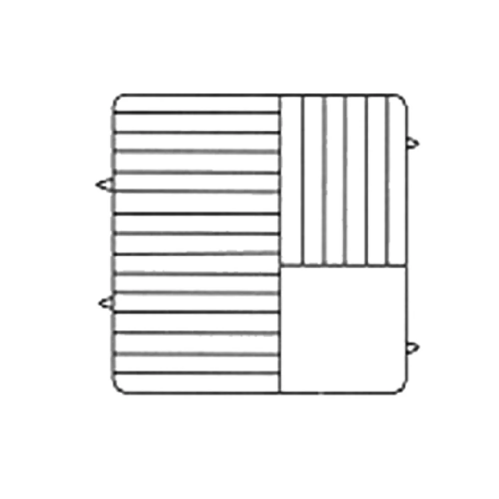 Vollrath PM2110-5-08 9-3/16 to 10 Inch Plate Crate Dishwasher Rack with Extenders Vollrath PM2110-5-08 9-3/16 to 10 Inch Plate Crate Dishwasher Rack with Extenders