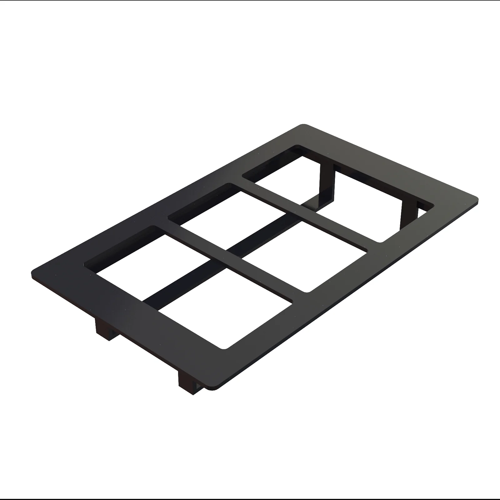 Tablecraft CW5084MM 12-7/8 Inch Cold Food Template Metal Dishwasher Safe Mint Finish