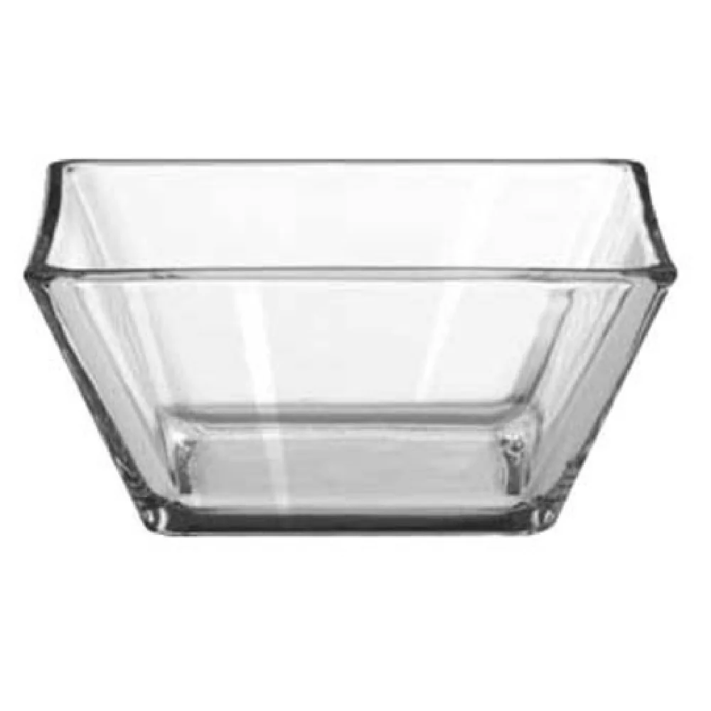 Libbey 1796599 4-1/4 Inch Clear Square Bowl Glass Serving Bowl Libbey 1796599 4-1/4 Inch Clear Square Bowl Glass Serving Bowl