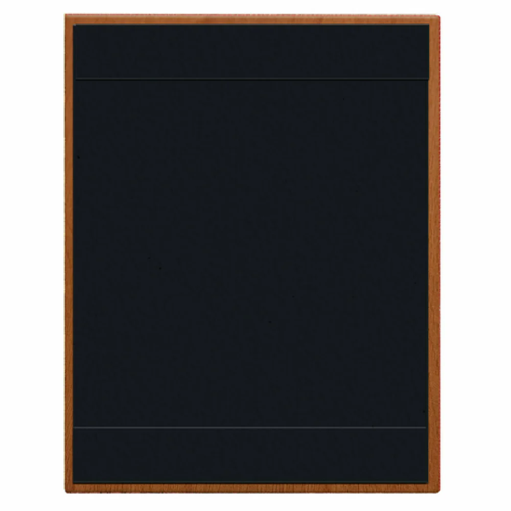 Risch SHERWOOD-1P2V 5.5 Inch Sherwood Menu Cover Single Panel with Faux Wood