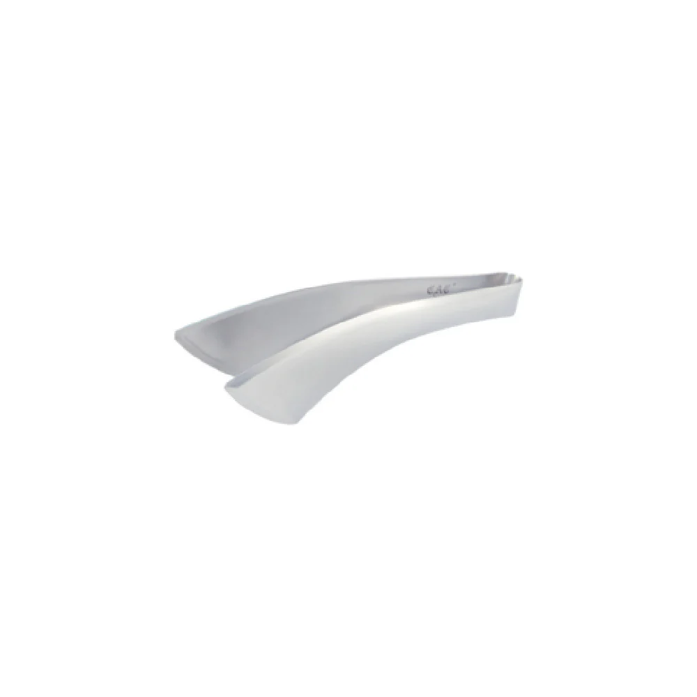 CAC China STG1-9 8-1/2 Inch Serving Tongs One-piece Satin Finish Stainless Steel CAC China STG1-9 8-1/2 Inch Serving Tongs One-piece Satin Finish Stainless Steel