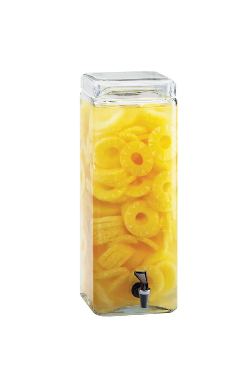 Cal Mil 1733-3 8 Inch BPA Free Glass Infusion Dispenser with Lid Cal Mil 1733-3 8 Inch BPA Free Glass Infusion Dispenser with Lid