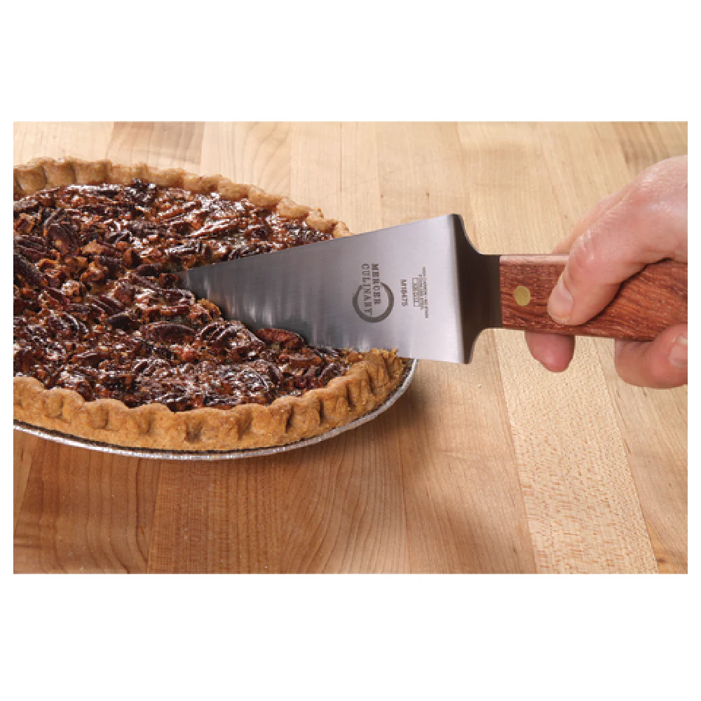 Mercer Culinary M18475 5 Inch Pie Server with Japanese Stainless Steel Blade and Rosewood Handle Mercer Culinary M18475 5 Inch Pie Server with Japanese Stainless Steel Blade and Rosewood Handle