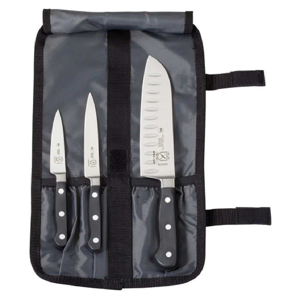 Mercer Culinary M21950 3-1/2 Inch Paring 5 Inch Utility 7 Inch Santoku Knife Set Mercer Culinary M21950 3-1/2 Inch Paring 5 Inch Utility 7 Inch Santoku Knife Set