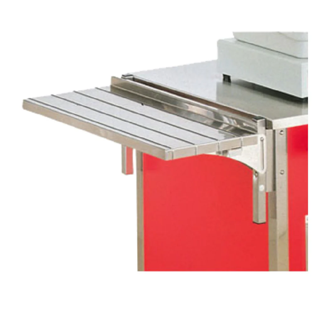 Vollrath 37524-2-C 74 Inch V-rib Tray Slide for Customer Side Stainless Steel