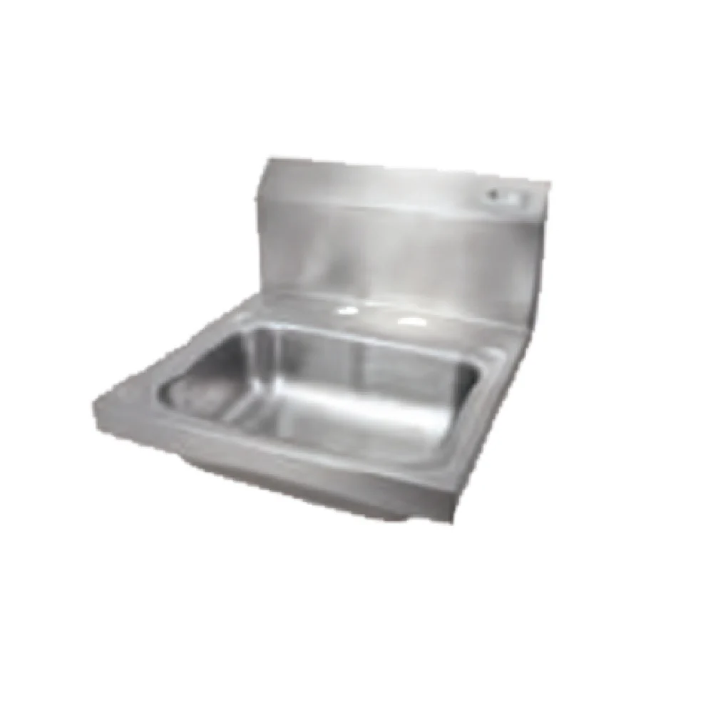 John Boos PBHS-W-1410-2DM 14 Inch Wall Mount Hand Sink Stainless Steel with Drain John Boos PBHS-W-1410-2DM 14 Inch Wall Mount Hand Sink Stainless Steel with Drain