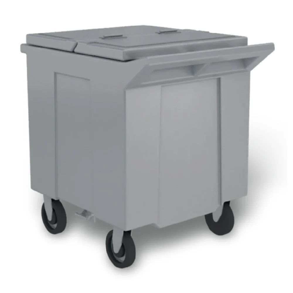 Kloppenberg PCC-125 22 Inch Black Ice Shuttle with Split Lid and Heavy Duty Castors Kloppenberg PCC-125 22 Inch Black Ice Shuttle with Split Lid and Heavy Duty Castors