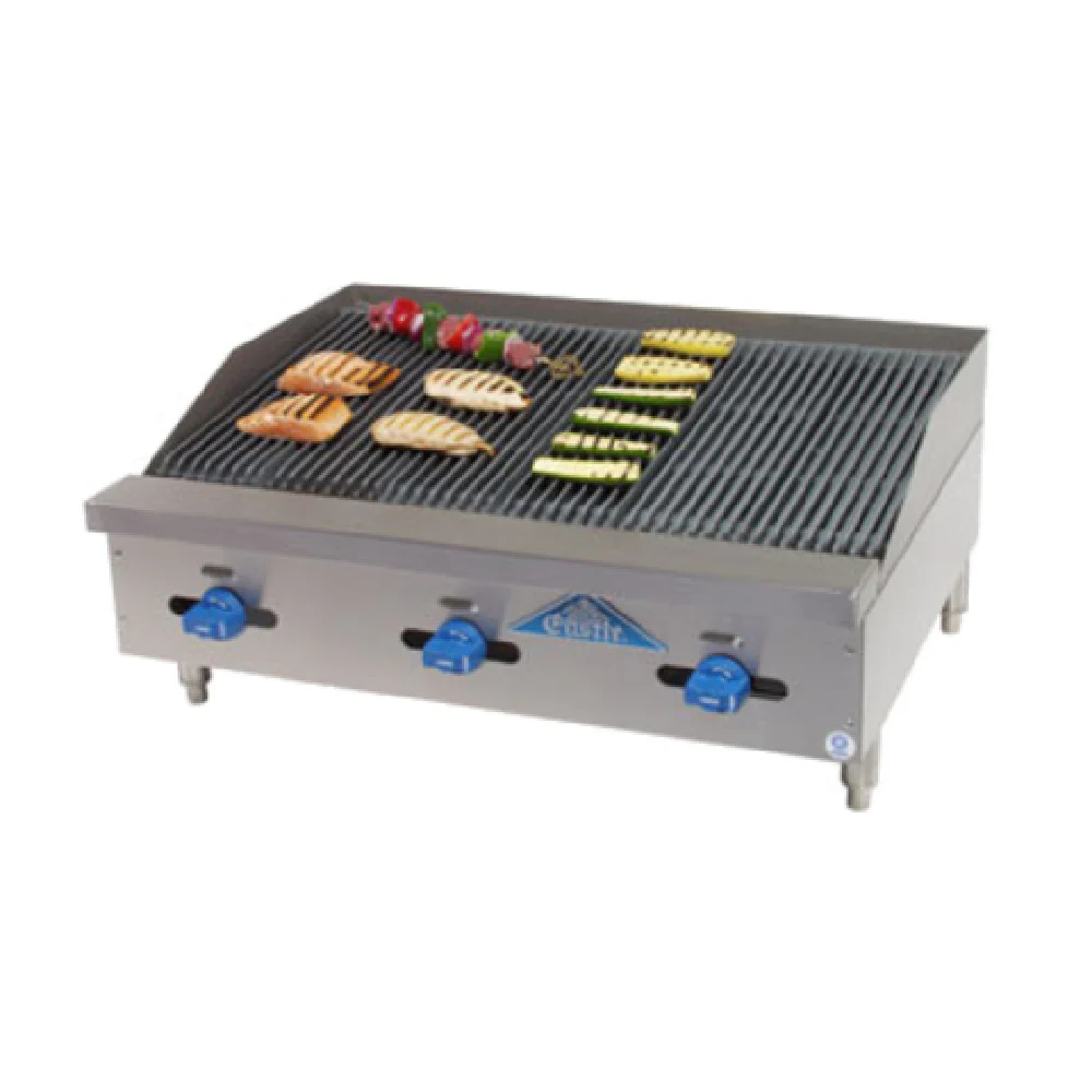 Comstock-Castle FHP36-3RB 36 Inch Char-Broiler Gas with 99000 BTU Manual Controls Comstock-Castle FHP36-3RB 36 Inch Char-Broiler Gas with 99000 BTU Manual Controls