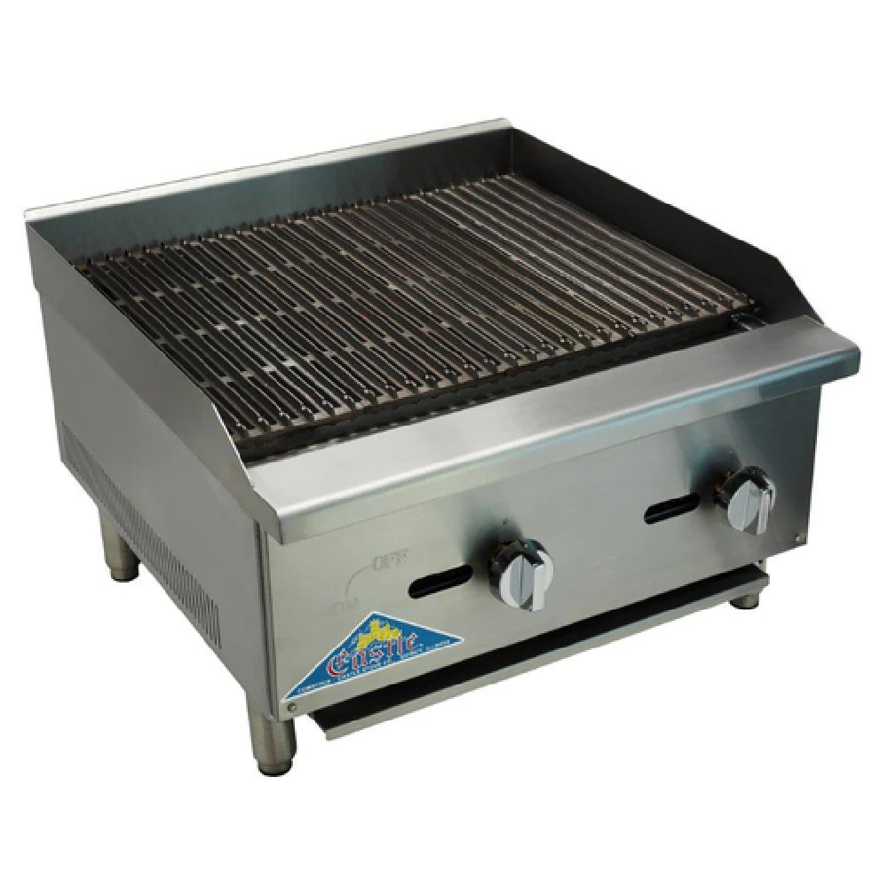 Comstock-Castle CCERB24 24 Inch Gas Char-Broiler Radiant with Manual Controls 60000 BTU