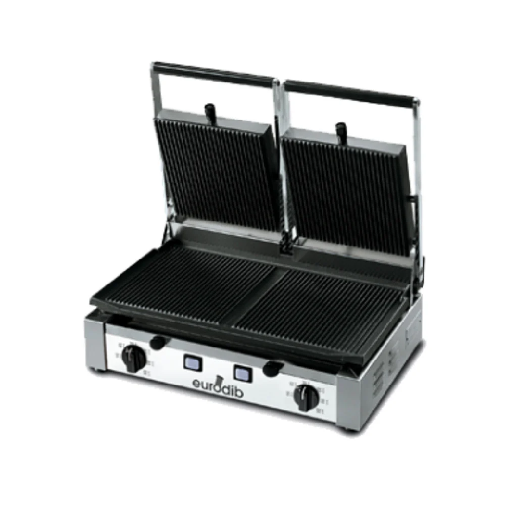 Eurodib PDR3000 Eurodib Panini Grill Double Ribbed Top & Bottom
