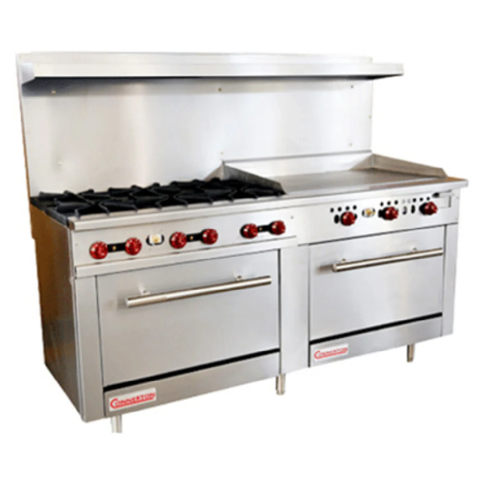 Connerton Cooking CN72-8-24G_LP Restaurant Range Gas 72 Connerton Cooking CN72-8-24G_LP Restaurant Range Gas 72