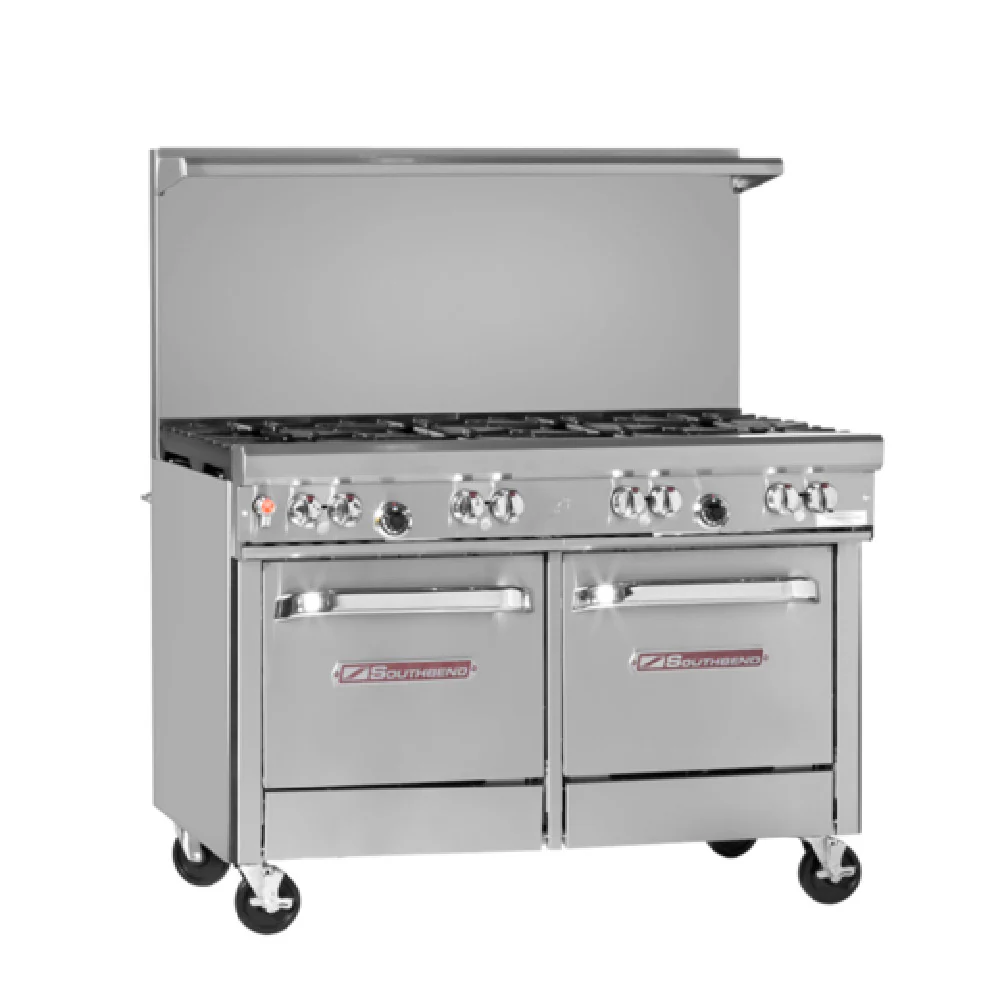 Southbend 4481EE_NAT 48 Inch Gas Range with 8 Burners and 2 Ovens Southbend 4481EE_NAT 48 Inch Gas Range with 8 Burners and 2 Ovens