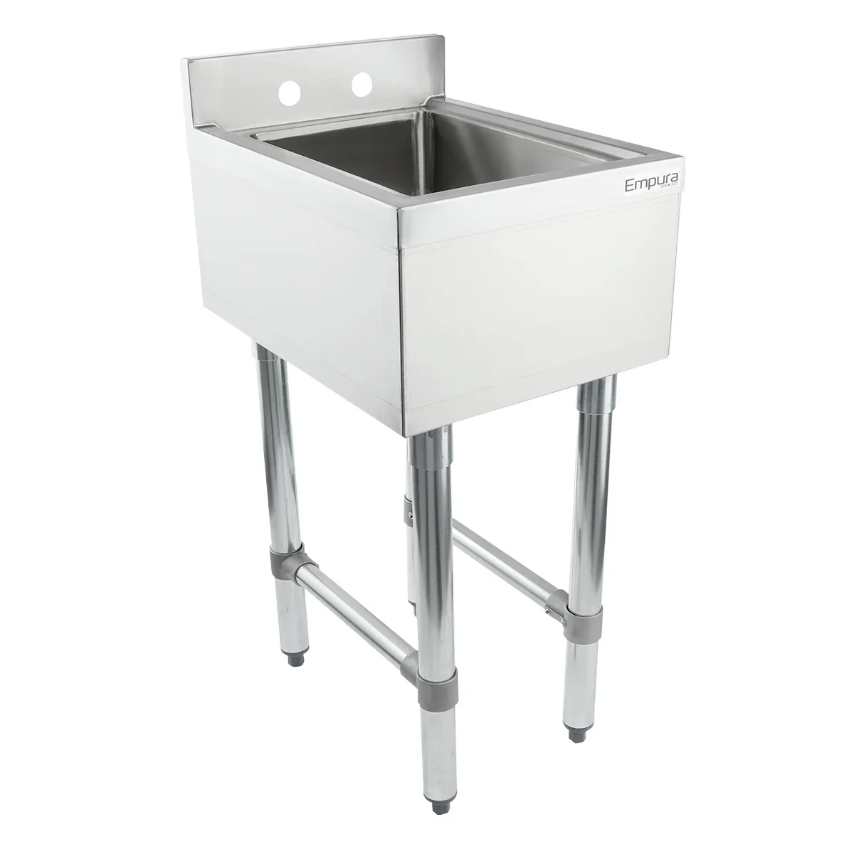 Empura Stainless EB1B101405 14 Inch 18 Gauge Underbar Sink with 1 Bowl