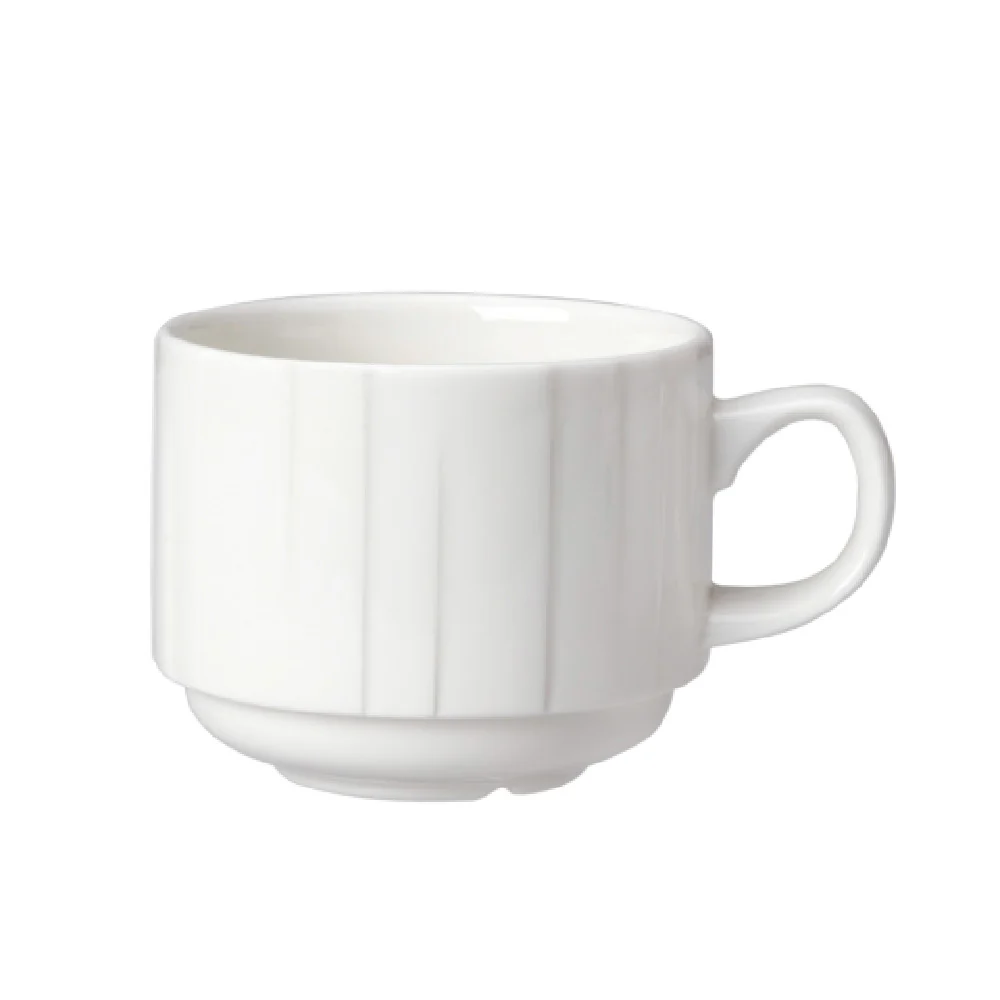 Steelite 9119C1250 7.5 Oz Cup Alina Alumina Vitrified Glossy - 3 Dozen Cases