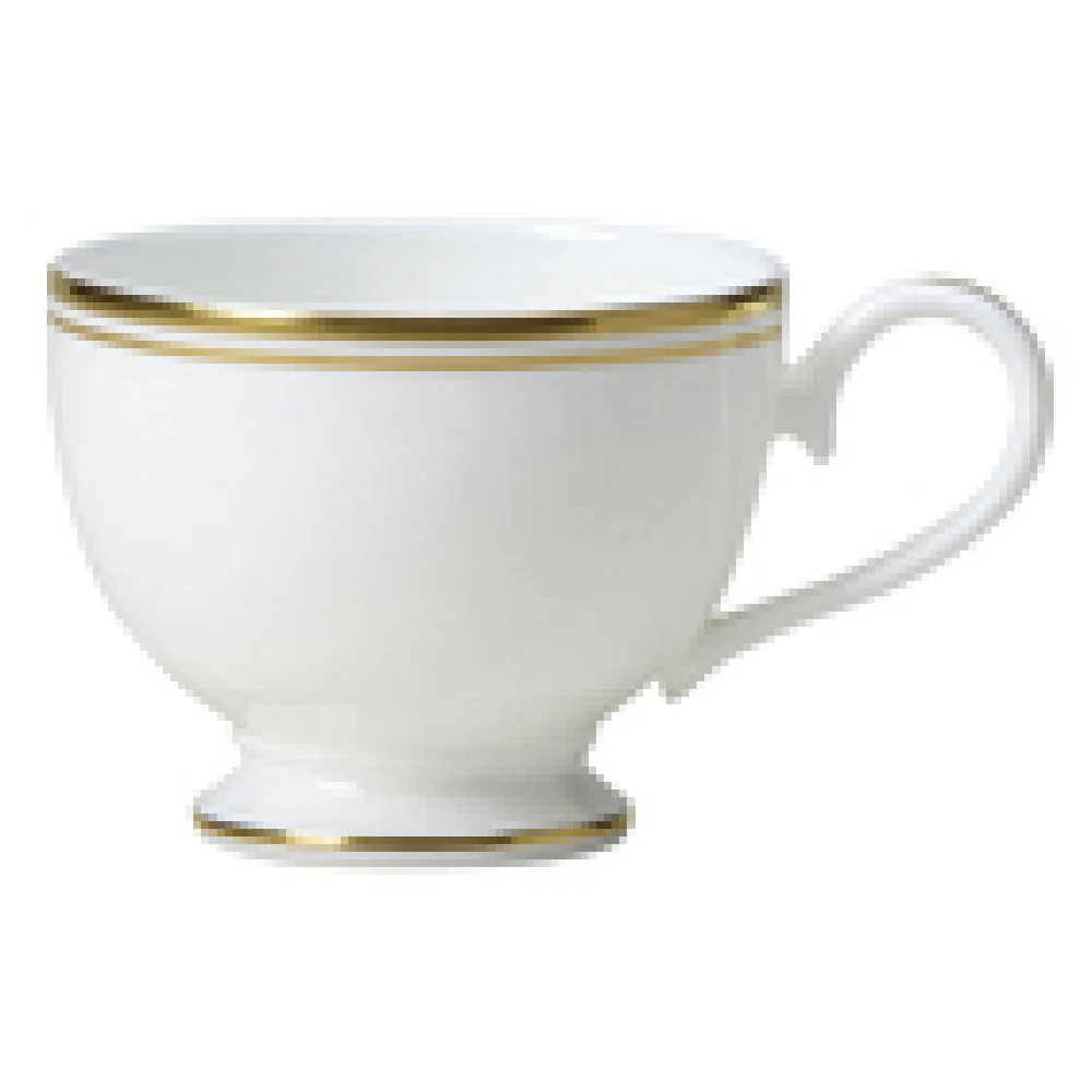 Steelite 82107AND0145 3.0 Oz Footed Espresso Cup Burnished Gold Bone China