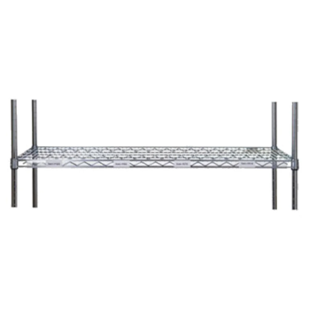 1880 Hospitality FSHELF43CL 43 Inch Clear Plastic Shelf Label Holder