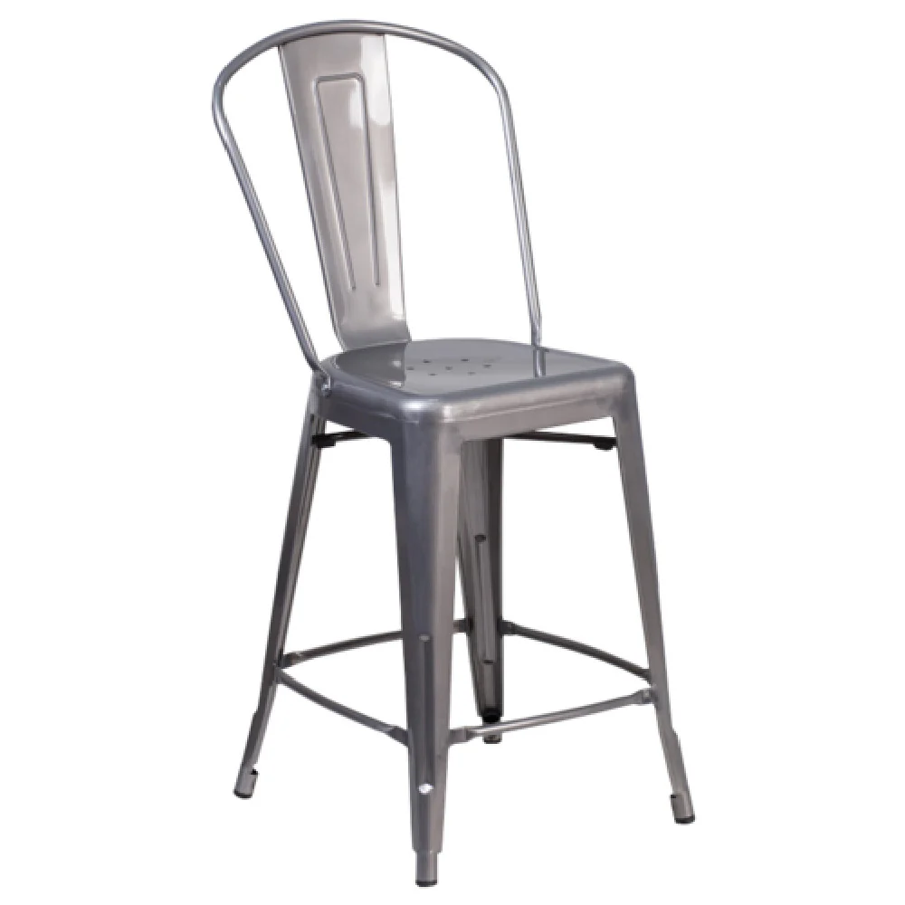 JMC Furniture HUDSON SERIES BARSTOOL 14 Inch Metal Seat and Back Stacking JMC Furniture HUDSON SERIES BARSTOOL 14 Inch Metal Seat and Back Stacking