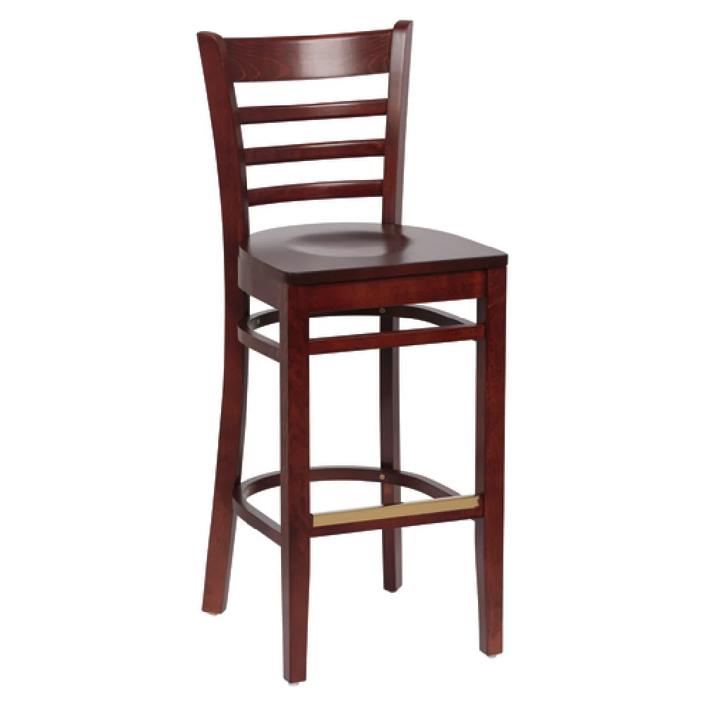 Royal Industries ROY 8002 W Bar Stool Ladder Back 17