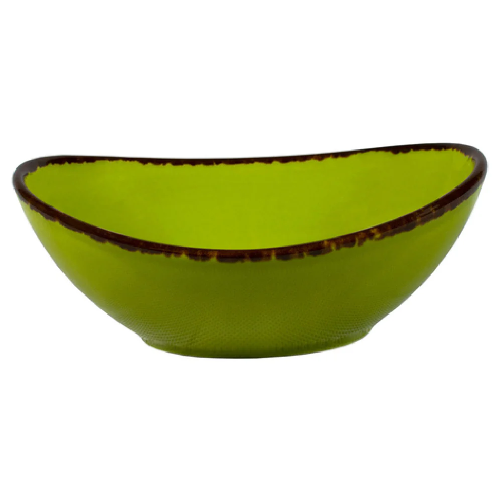 Vertex China WLG-B6 6-1/4 Inch Oval Bowl Hand Painted Porcelain Gloss Finish