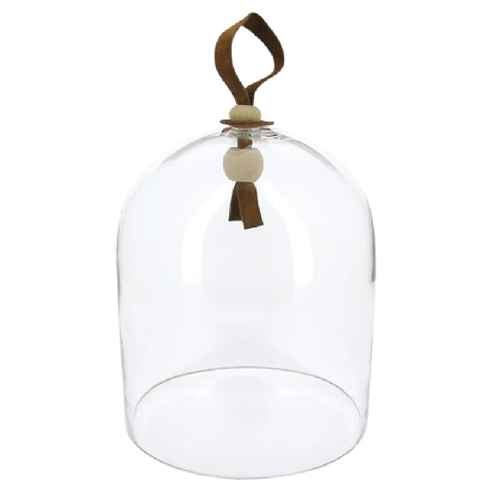 Revol 650878 7 Inch Diameter Cloche Clear Glass Round Plate Cover