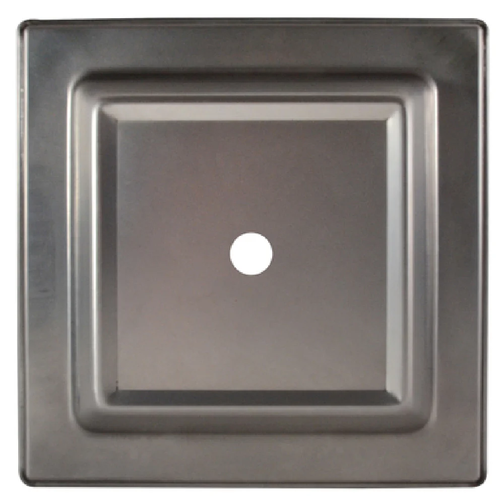Steelite 5379S812 10 Inch Square Plate Cover with Stainless Steel Construction