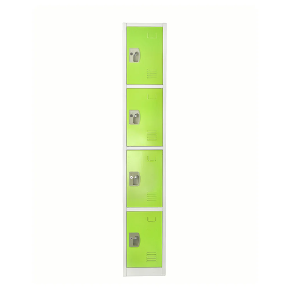 Alpine Industries ADI629-204-GRN 12 Inch Width Quad-tier Locker Steel Green Finish Alpine Industries ADI629-204-GRN 12 Inch Width Quad-tier Locker Steel Green Finish