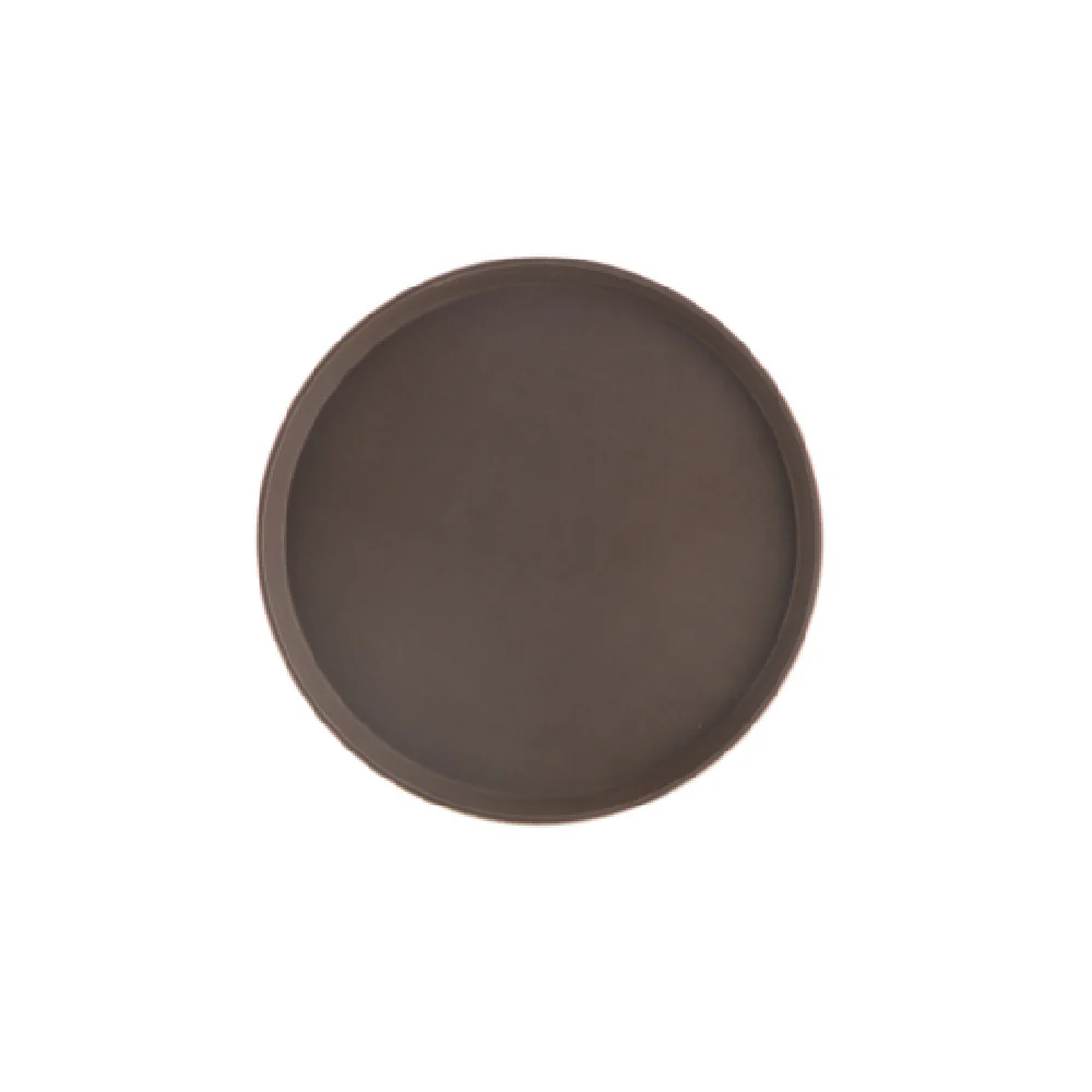 CAC China PDTR-14BN 14 Inch Round Super Tray Plastic NSF Brown